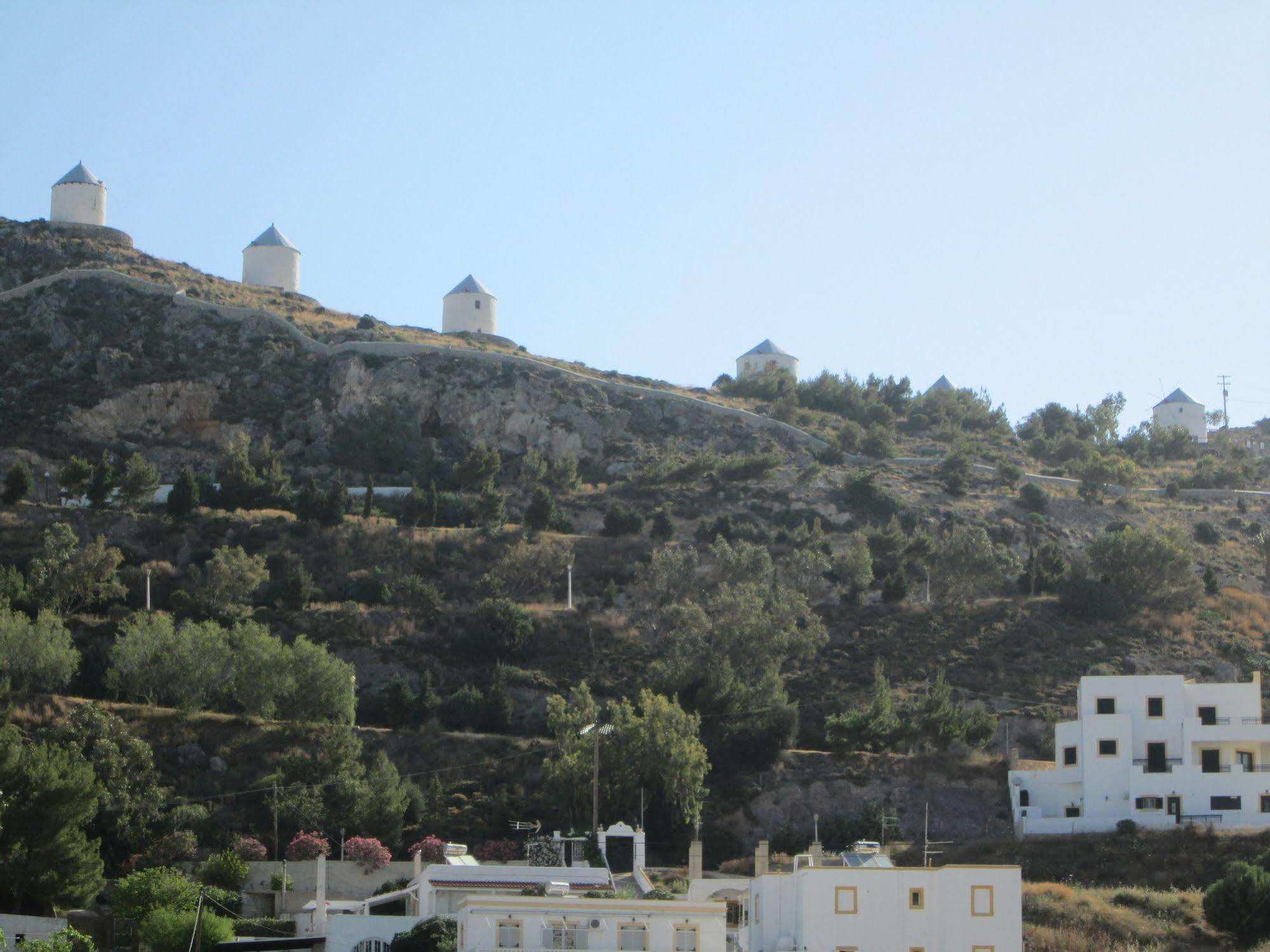 Anemi Leros Apartments Panteli Eksteriør bilde