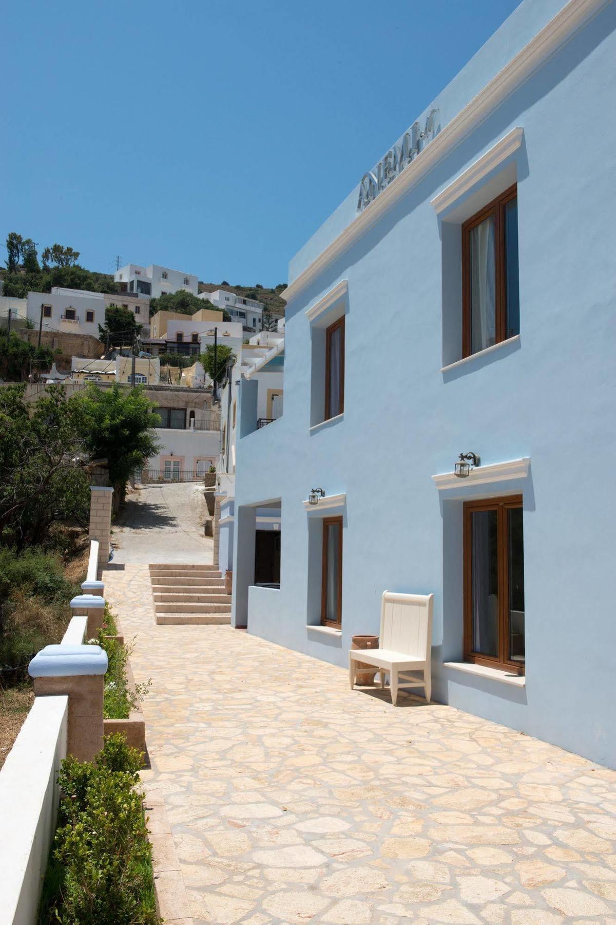 Anemi Leros Apartments Panteli Eksteriør bilde