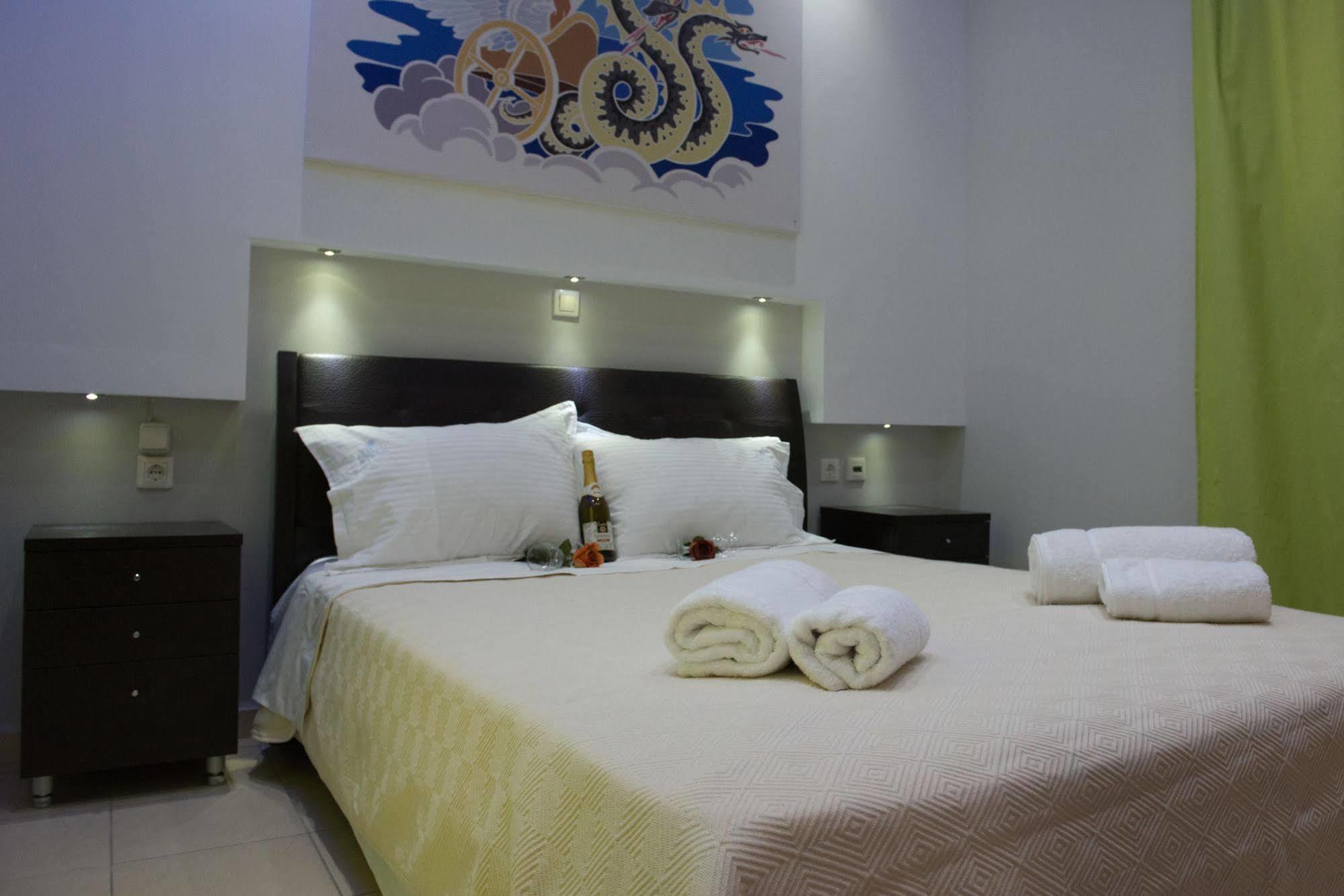 Anemi Leros Apartments Panteli Eksteriør bilde