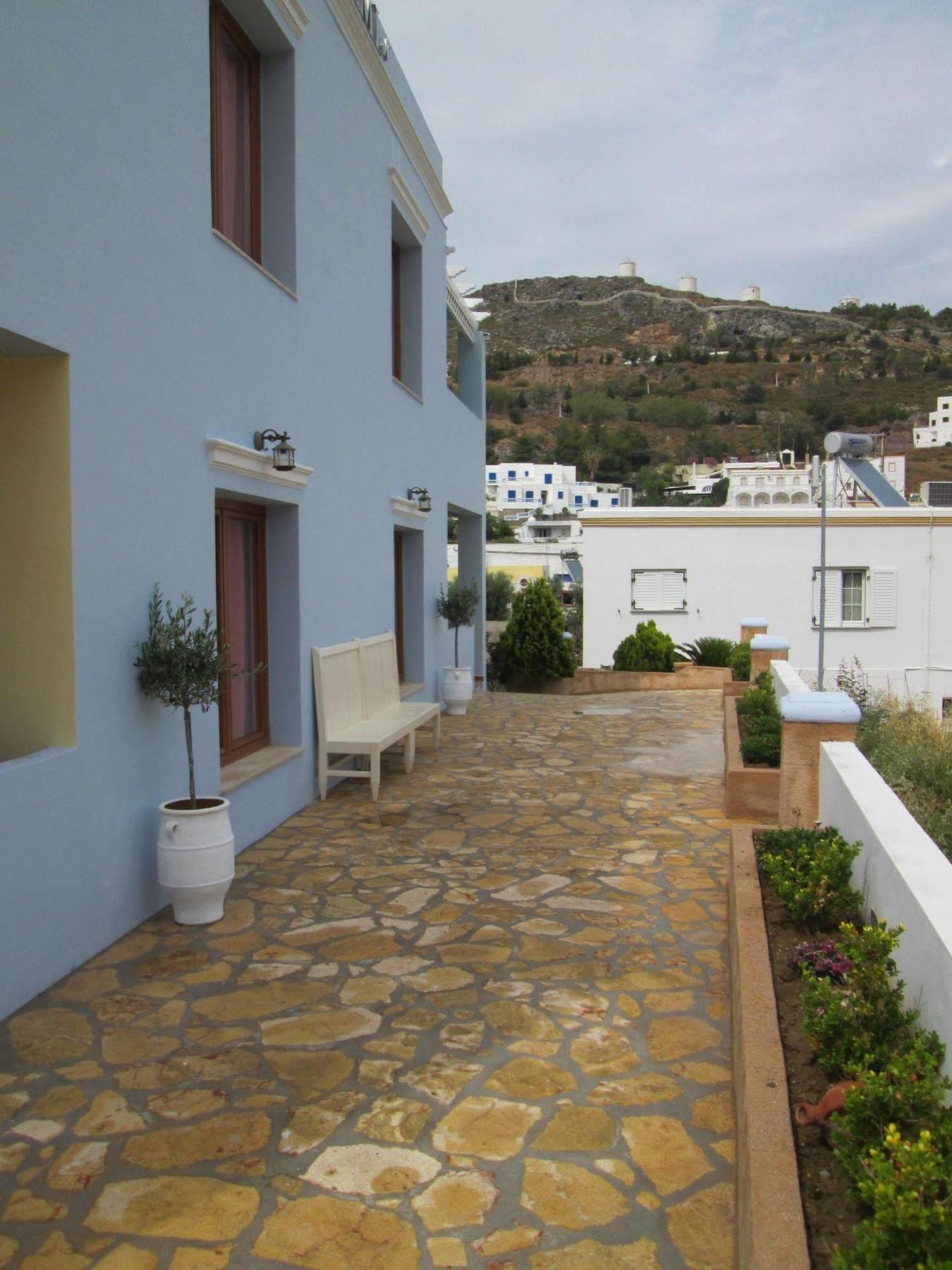 Anemi Leros Apartments Panteli Eksteriør bilde